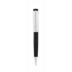 Bolígrafo Acero H6031-02B Plateado Bicolor Negro