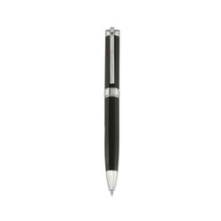 Bolígrafo Acero LUP7923 Negro Bicolor Plateado