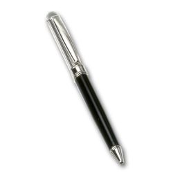 Boligrafo Plata Bicolor Negra Pierre Cardin P135NK Clasico Giro