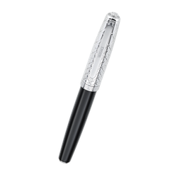 Bolígrafo Versace VRTC00124 Honos Acero Bicolor Negro