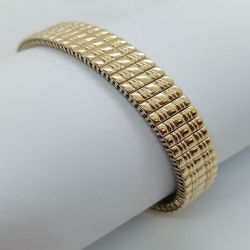 Brazalete Acero Dorado Correa 12mm RO200/38/5189