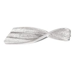 Broche Plata Argent Basic Mujer FERM067 Lazo 5x1,2cm