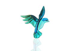 Broche Plata Arior Colibri Turquesa 4,7x4,1cm 1030902EPG