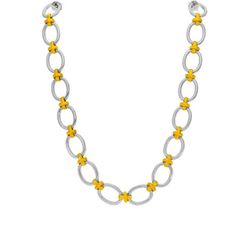 Cadena Acero Bicolor Dorado Marea Mujer C03107/AJ Eslabones En Brillo