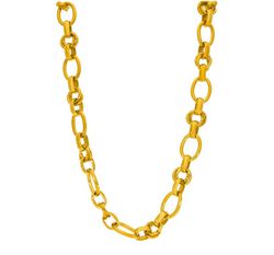 Cadena Acero Dorado Marea Mujer C03107/AI Eslabones En Brillo