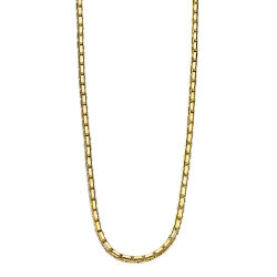 Cadena Acero Inoxidable Dorado Lotus Hombre LS2367-1/2 Eslabones En Brillo 50+5cm