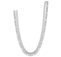 Cadena Acero Marea Mujer C03107/AF Circonitas