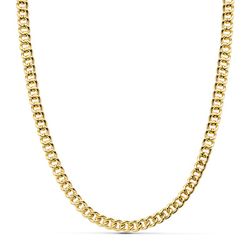 18kts Gold Hollow Barabada Kettenlänge 50cm Breite 3mm 26004450