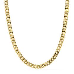 18kts gouden holle Barabada ketting lengte 60 cm breedte 6 mm 07003260