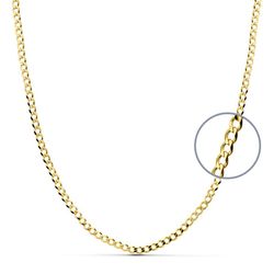 18 kt Guld Solid kantsten Kædelængde 60 cm Bredde 2,5 mm 24003360