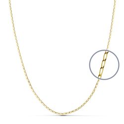 Cadena Bilbao Hueca Oro 18kts Largo 50cm Ancho 1,2mm 07002950