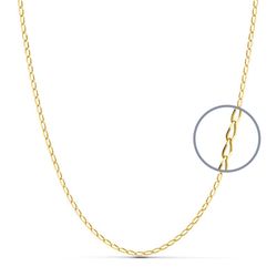 Cadena Bilbao Oro 18kts Largo 40cm Ancho 1,2mm 11001340