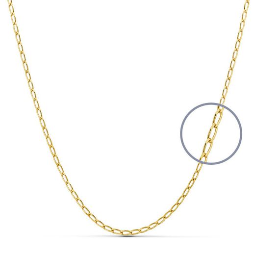 Catena Bilbao in oro 18 kts Lunghezza 60 cm Larghezza 1,5 mm 11001460