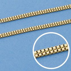18kts Gold Bismark Kettenlänge 45cm Breite 1,8mm 18003845