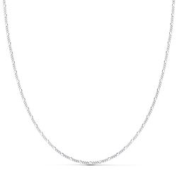 Cadena Cartier 3x1 Oro Blanco 18kts Largo 45cm Ancho 1mm 24004045