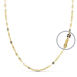 Cadena Diamantada Oro 18kts Largo 40cm Ancho 1,5mm 23000540