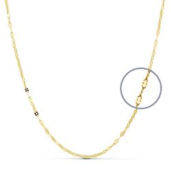 Cadena Diamantada Oro 18kts Largo 40cm Ancho 2mm 23000240
