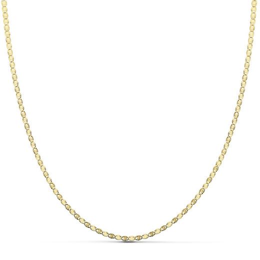 18kts guld diamant kædelængde 45cm bredde 2mm 27000945