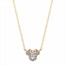 Cadena Disney Oro 9kts 9K0021C Minnie Circonitas