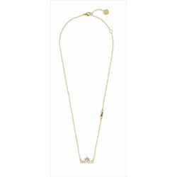 Cadena Disney Oro Bicolor Plata 18kts 18K0006C Princess Diamantes