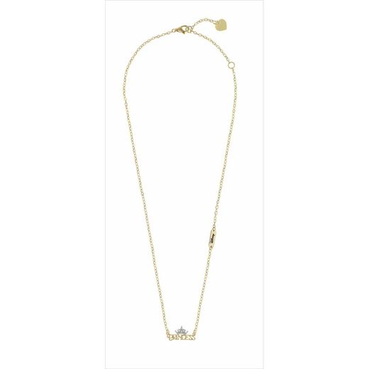 Cadena Disney Or Bicolor Plata 18kts 18K0006C Princess Diamants