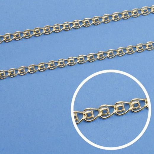 18kts Gold Love Chain Length 40cm Width 2,5mm 11005240