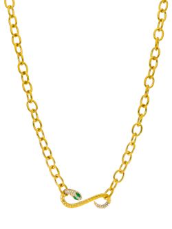 Cadena Marea Acero Dorado C03107/AB Dije Infinito Serpiente