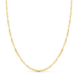 Cadena Oro 18kts 20006550 Eslabón Singapur 50cm x 1,70mm