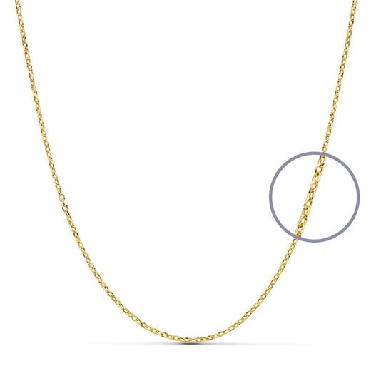 Cadena Oro 18kts 26004840 Forzada 40cm x 1.20mm