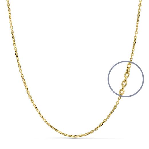 Cadena Oro 18kts 26004940 Forzada 40cm x 1,50mm