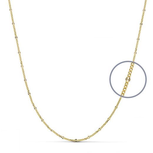 Cadena Oro 18kts 08000445 Maciza 45cm x 1.50mm