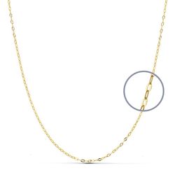 Cadena Oro 18kts 08000540 Forzada 40cm x 1.00mm