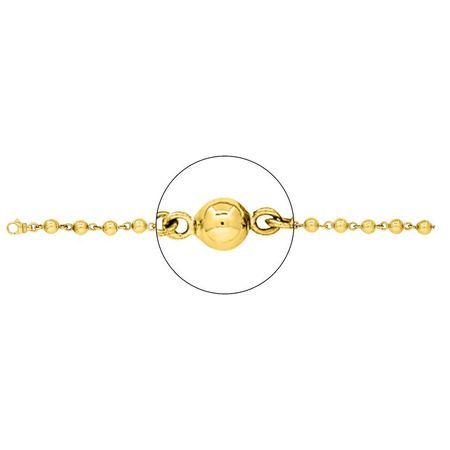 Cadena Oro 18kts Argyor MRM (18)2202-60 Bolitas En Brillo