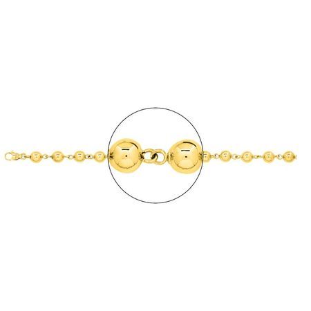 Cadena Oro 18kts Argyor MRM (18)2203-50 Bolitas En Brillo