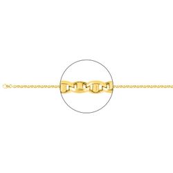 Cadena Oro 18kts Argyor MRM (18)2284-40 Grano De Café Hueca En Brillo
