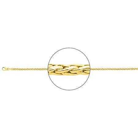Cadena Oro 18kts Argyor MRM (18)2304-45 Palmier Hueca En Brillo