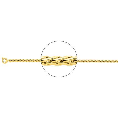 Cadena Oro 18kts Argyor MRM (18)2315-50 Palmier Hueca En Brillo