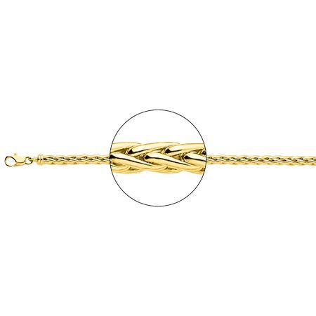 Cadena Oro 18kts Argyor MRM (18)2315M-55 Palmier Hueca En Brillo