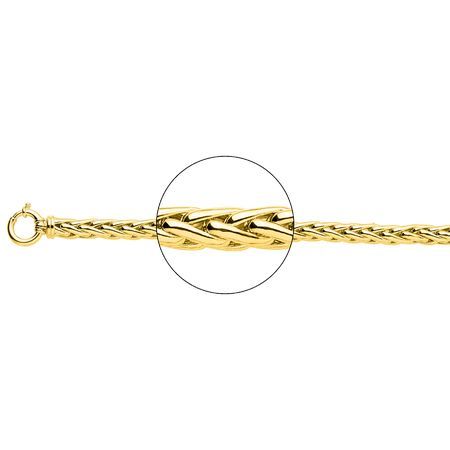 Cadena Oro 18kts Argyor MRM (18)2319-60 Palmier Hueca En Brillo