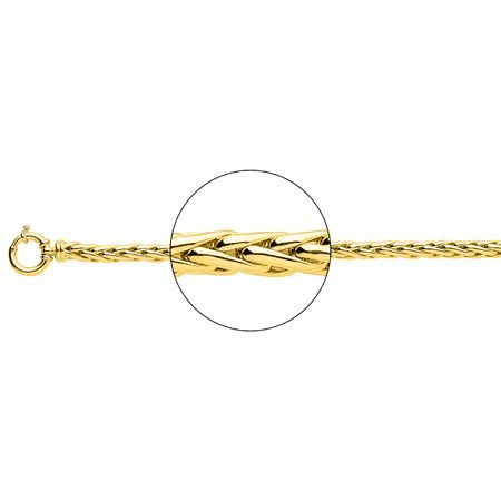 Cadena Oro 18kts Argyor MRM (18)2320-45 Palmier Hueca En Brillo
