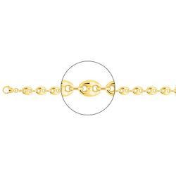 Cadena Oro 18kts Argyor MRM (18)2395-40 Grano De Café Hueca En Brillo