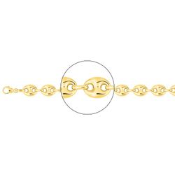 Cadena Oro 18kts Argyor MRM (18)2397-45 Grano De Café Hueca En Brillo