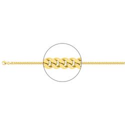 Cadena Oro 18kts Argyor MRM (18)501.4-50 Gourmette Diamantada En Brillo