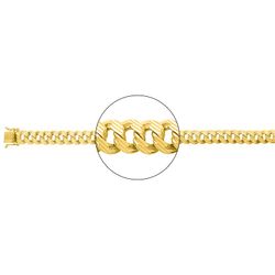 Cadena Oro 18kts Argyor MRM (18)502.10-60 Gourmette Lapidada En Brillo