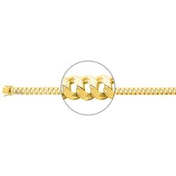 Cadena Oro 18kts Argyor MRM (18)502.9-40 Gourmette Lapidada En Brillo