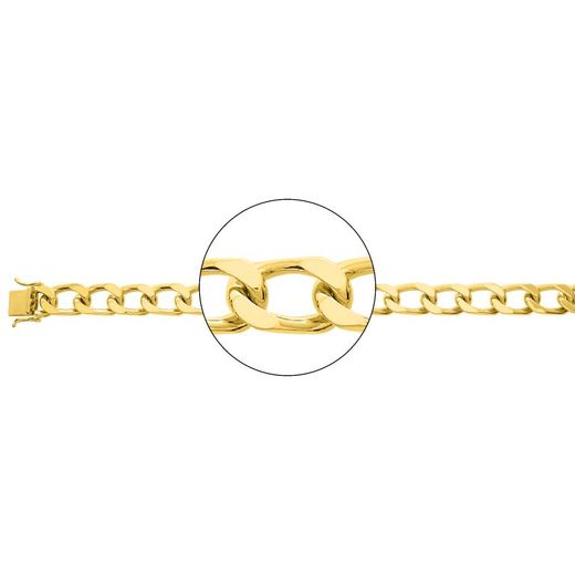 Cadena Oro 18kts Argyor MRM (18)504.10-50 Gourmette En Brillo