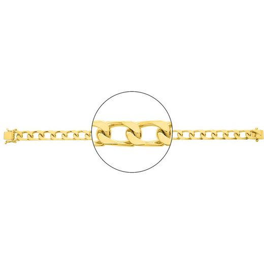 Cadena Oro 18kts Argyor MRM (18)504.7-45 Gourmette En Brillo