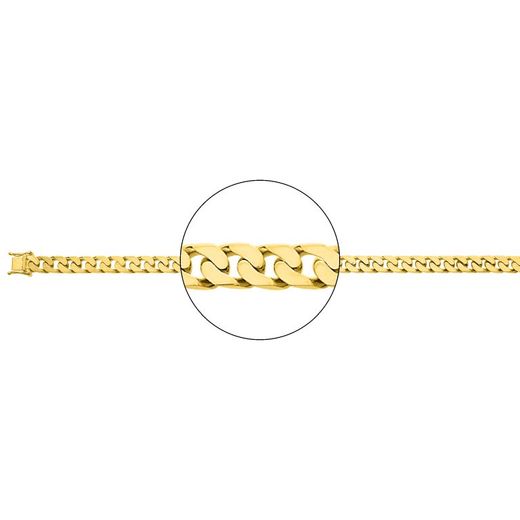 Cadena Oro 18kts Argyor MRM (18)521.6-55 Gourmette En Brillo