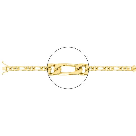 Cadena Oro 18kts Argyor MRM (18)527.6F-45 Gourmette En Brillo