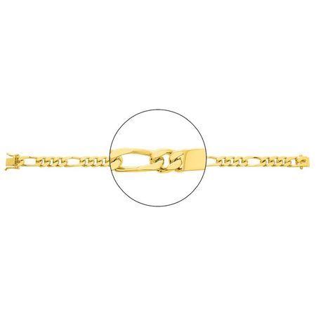 Cadena Oro 18kts Argyor MRM (18)528.6ID C. Placa En Brillo
